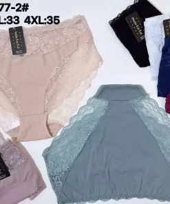 Majtki Damskie, Size xl-3xl, paczka 24szt, mix kolor (Sao chép)