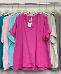 Bluzki DAMSKA WŁOSKA, Size uni ,paczka 6szt mix kolor (Sao chép)