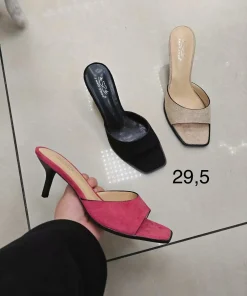 Klapki na obcasie DAMSKIE (36-41, 12par)
