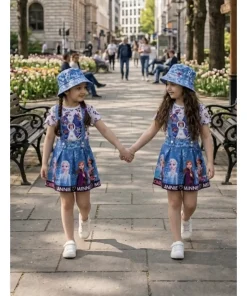 Sukienki DZIECIĘCA,size 4-8 lat,paczka 4szt, 1 kolor (Sao chép)