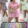 Bluzki damskie wloskie, Size uni ,paczka 6szt, mix kolor (Sao chép)