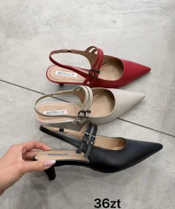 Sandaly na Obcasie DAMSKIE (36-41, 12par)