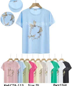 Bluzki damskie , Size s/m-l/xl,paczka 12szt, mix kolor (Sao chép)