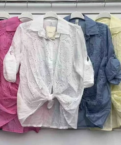 Bluzki DAMSKA WŁOSKA, Size uni ,paczka 6szt mix kolor (Sao chép)