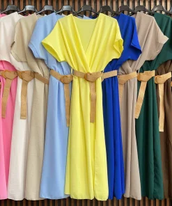 Sukienki damskie wloskie, Size uni ,paczka 6szt mix kolor