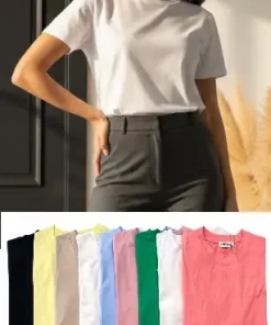 Bluzki damskie , Size uni,paczka 12szt, mix kolor (Sao chép)