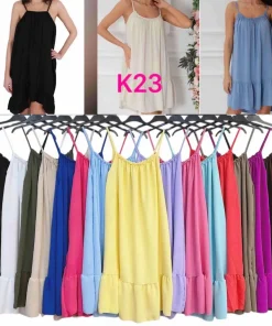 Sukienki DAMSKI ,size uni,paczka 6szt,mix kolor