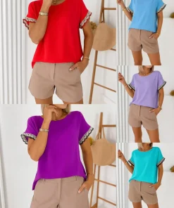 Bluzki Damskie ,size uni,paczka 6szt ,mix kolor