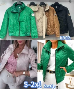 Kurtki Damskie,size ,s-2xl,paczka 5szt, 1kolor