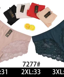 Majtki Damskie, Size xl-3xl, paczka 24szt, mix kolor (Sao chép)