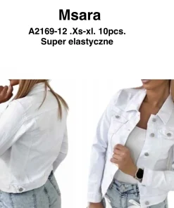 Kurtki Jeansowe Damskie ,size xs-xl,paczka 10szt,1kolor