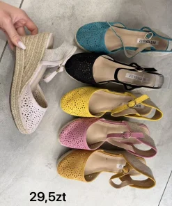 Buty Sandaly na Obcasie DAMSKIE (36-41, 12par)