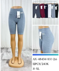 Legginsy Damskie, Size 2xl-5xl, paczka 12szt, 1 kolor (Sao chép)