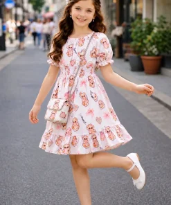 Sukienki DZIECIĘCA , Size 4-14lat, paczka 6szt, 1kolor (Sao chép)