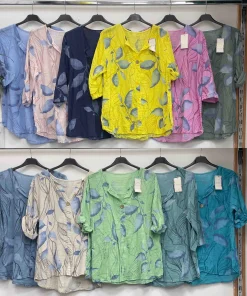 Bluzki DAMSKA WŁOSKA, Size uni ,paczka 6szt mix kolor (Sao chép)