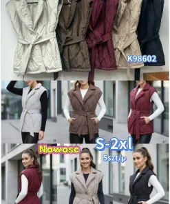 Kamizelki Damskie,size s-2xl,paczka 5szt, 1kolor