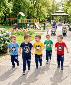 Komplety DZIECIĘCA, Size 3-8lat, paczka 5szt, 1 kolor