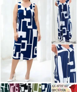 Sukienki Damskie, Size 2xl-5xl, paczka 12szt, mix kolor (Sao chép)
