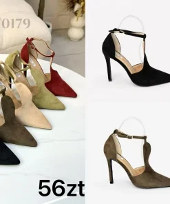 Sandaly na Obcasie DAMSKIE (36-41, 12par)