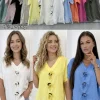 Bluzki damskie wloskie, Size uni ,paczka 6szt, mix kolor (Sao chép)
