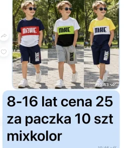 Komplety DZIECIĘCA, Size 8-16lat, paczka 10szt, mix kolor