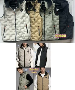Kamizelki MĘSKA ,size 2-6xl,paczka 5szt, 1kolor