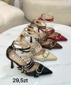 Buty Sandaly na Obcasie DAMSKIE (36-41, 12par) (Sao chép)