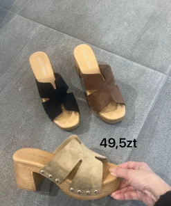 Sandaly na Obcasie DAMSKIE (36-41, 12par) (Sao chép)