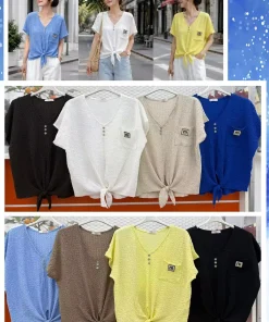 Bluzki damskie , Size uni,paczka 6szt, mix kolor (Sao chép)