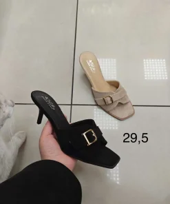 Klapki na obcasie DAMSKIE (36-41, 12par)