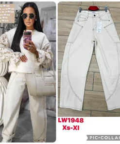 Jeansy damskie, Size xs-xl,paczka 12szt, 1kolor (Sao chép)