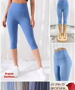 Legginsy Damskie, size s-xl, paczka 12szt, mix kolor