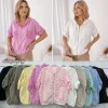 Bluzki damskie wloskie, Size uni ,paczka 6szt, mix kolor (Sao chép)