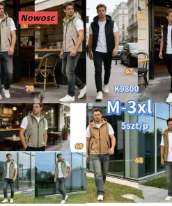 Kamizelki MĘSKA ,size m-3xl,paczka 5szt, 1kolor