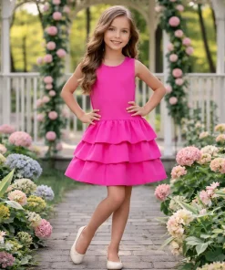Sukienki DZIECIĘCA , Size 4-14lat, paczka 6szt, 1kolor (Sao chép)