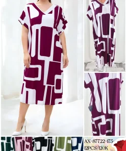 Sukienki Damskie, Size 2xl-5xl, paczka 12szt, mix kolor (Sao chép)