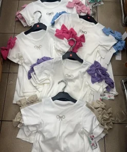 Bluzki DZIECIĘCA,size 4-14 lat,paczka 6szt,1kolor