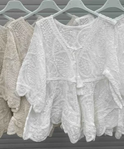 Bluzki DAMSKA WŁOSKA, Size uni ,paczka 6szt mix kolor (Sao chép)