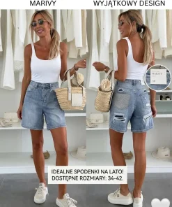 Spodenki jeansowe DAMSKI ,size 34-42,paczka 10szt,1kolor