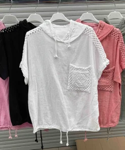 Bluzki DAMSKA WŁOSKA, Size uni ,paczka 6szt mix kolor (Sao chép)