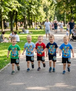 Komplety DZIECIĘCA, Size 1-5lat, paczka 5szt, 1 kolor