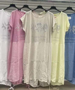 Sukienki damskie wloskie, Size uni ,paczka 6szt mix kolor