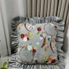 Welvet falbankami poszewki 40*40cm Paczka:10szt / 1kolory (Sao chép)