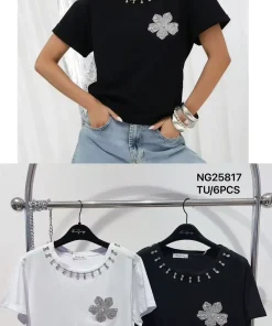 Bluzki damskie, Size uni,paczka 6szt,mix kolor (Sao chép)