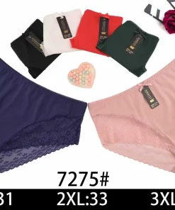 Majtki Damskie, Size xl-3xl, paczka 24szt, mix kolor (Sao chép)