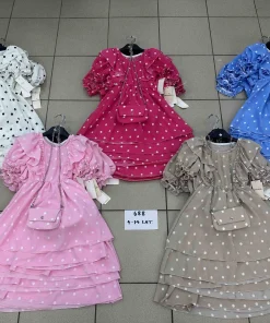 Sukienki DZIECIĘCA , Size 4-14lat, paczka 6szt, 1kolor (Sao chép)