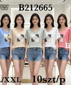 Bluzki damskie,size m/l-xl/2xl,paczka 10szt, mix kolor