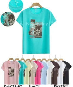 Bluzki damskie , Size m/l-xl/2xl,paczka 12szt, mix kolor (Sao chép)