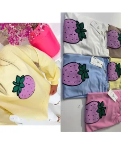 Bluzy Damskie wloskie, Size uni ,paczka 6szt,mix kolor
