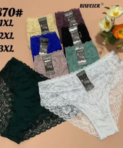 Majtki Damskie, size xl-3xl, paczka 24szt, mix kolor